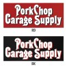 (CC-SK) PORKCHOP Garage Supply Sticker [KGPC080]