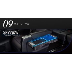 (CC-LRL) ‎AVEST (アベスト) TOYOTA 豐田 ALPHARD VELLFIRE (30) ‎LED Sky View Round Table 後座桌 [AVAMAL30-ST2]