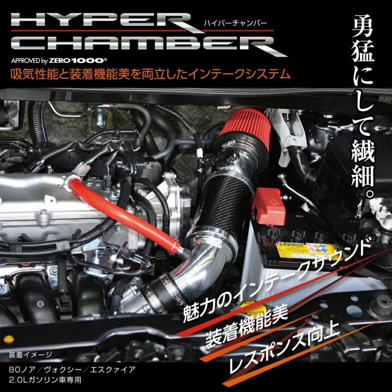 (RE-IN) INTEC (インテック) brado TOYOTA 豐田 NOAH VOXY (80) HYPER CHAMBER 進氣系統 [HC-80NVO-1]