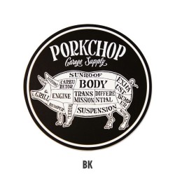 (CC-SK) PORKCHOP Circle Sticker [KGPC065]