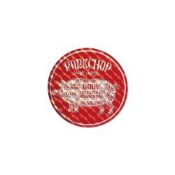 (CC-SK) PORKCHOP Hologram Circle Sticker [KGPC071]