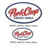 (CC-SK) PORKCHOP Large Oval Trico. Sticker [KGPC087L]