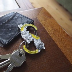 (GG-KC) MICHELIN Vivamam S-Shaped Carabiner Keychain [PS25]