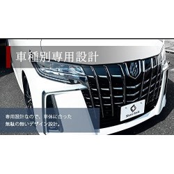 (C-BDBD) SHARE×STYLE (シェアスタイル) TOYOTA ALPHARD VELLFIRE (30) Hood Tip Covers [ss-parts-alphard30-hoodtopmall]