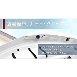 (C-BDBD) SHARE×STYLE (シェアスタイル) TOYOTA ALPHARD VELLFIRE (30) Hood Tip Covers [ss-parts-alphard30-hoodtopmall]