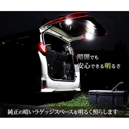 (CC-LRL) SHARE×STYLE (シェアスタイル) TOYOTA ALPHARD VELLFIRE (30) Extended Luggage Lamp [‎ss-parts-alvel30-luggagelamp]