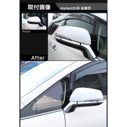 (C-BDTE) SHARE×STYLE (シェアスタイル) TOYOTA ALPHARD VELLFIRE (30) Door Mirror Lower Cover [ss-parts-alvel30-winkerrims]