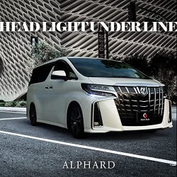 (C-BDTE) SHARE×STYLE (シェアスタイル) TOYOTA ALPHARD VELLFIRE (30 Late) Aero Headlight Underline [to-alvl06-me0101]