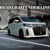 (C-BDTE) SHARE×STYLE (シェアスタイル) TOYOTA ALPHARD VELLFIRE (30 Late) Aero Headlight Underline [to-alvl06-me0101]