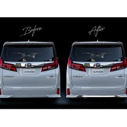 (C-BDTE) SHARE×STYLE (シェアスタイル) TOYOTA ALPHARD VELLFIRE (30) Rear Bumper Garnish [to-alvl06-me0211]