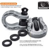 (CC-TH) Gear America Mega Shackles, Silver [552SL]