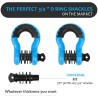 (CC-TH) AUTOBOTS D Ring Shackles 3/4", Light Blue [NS8LTBL]