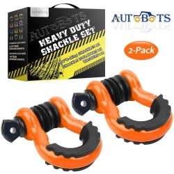 (CC-TH) AUTOBOTS D Ring Shackles 3/4", Orange [NS8OR]