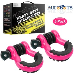 (CC-TH) AUTOBOTS D Ring Shackles 3/4", Pink [NS8PK]