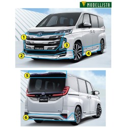 (C-BDBK) MODELLISTA (モデリスタ) TOYOTA NOAH (90) 套裝包圍 [MSD-NOAH VOXY90]