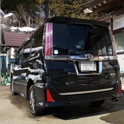 (C-BDTE) SHARE×STYLE (シェアスタイル) TOYOTA NOAH VOXY (80 Late) Rear Number Trim [ME0105]