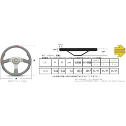 (CC-SW) MOMO 320mm/12.5" Eagle Street Sport Carbon Fiber 軚盤 [‎HL-05]