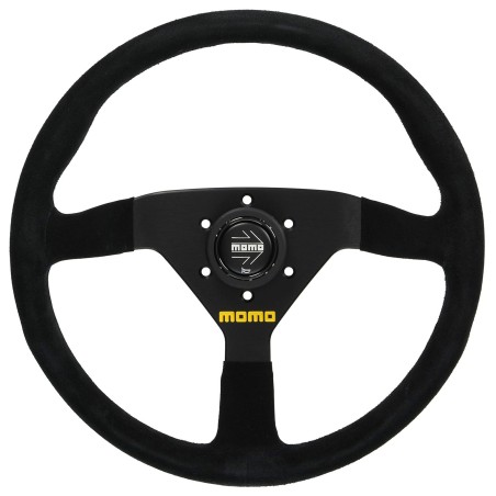 (CC-SW) MOMO 350mm/13.8" MOD.78 35 Pie BK/Suede Steering Wheel [‎‎M-45]