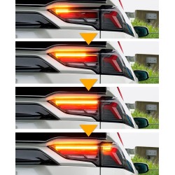 (CC-LTL) CRYSTALEYE TOYOTA 豐田 RAV4 (50) LED Tail Flowing Sequential Turn Signal, Clean [J272CL]