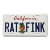 (CC-LP) Rat Fink California 車牌裝飾 [RAF382WH]