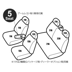 (CC-CSC) REGALIA ( レガリア) 設計座套 (5/6座位) [‎PT5-6]