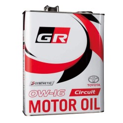 TOYOTA GAZOO Racing Genuine Toyota GR MOTOR OIL Circuit 0W-16 4L Engine Oil [‎08880-13605]