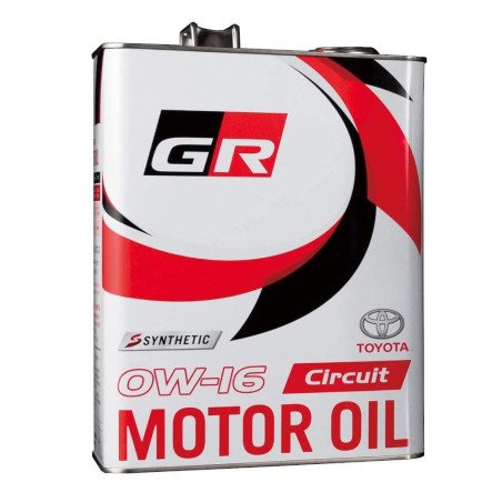 TOYOTA GAZOO Racing Genuine Toyota GR MOTOR OIL Circuit 0W-16 4L 機油 [‎08880-13605]