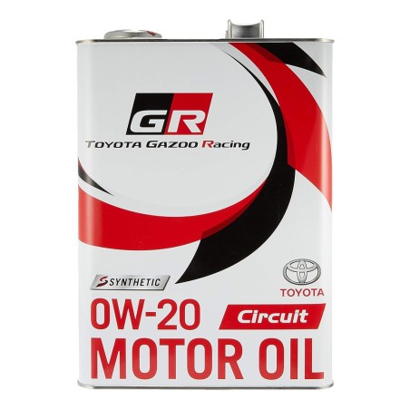 TOYOTA GAZOO Racing Genuine Toyota GR MOTOR OIL Circuit 0W-20 4L Engine Oil [08880-1011]