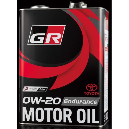 TOYOTA GAZOO Racing Genuine Toyota GR MOTOR OIL Endurance 0W-20 4L 機油 [08880-13505]