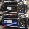 (C-BDTE) B&M TOYOTA NOAH VOXY (80 Later) BM LED Front Bumper Grille Cover, ZS Front Bumper (7PCS)