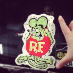 (CC-SK) Rat Fink Decal 貼紙 (大) [RD001GR]