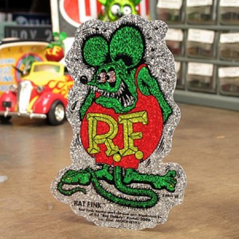 (CC-SK) Rat Fink Crazy Flake Metal Flake 貼紙 [RDF033GR]