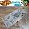 (CC-SK) Rat Fink Skull Fly Decal 貼花 [RDF035]