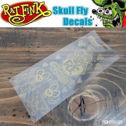 (CC-SK) Rat Fink Skull Fly Decal 貼花 [RDF035]