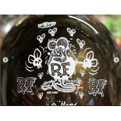 (CC-SK) Rat Fink Skull Fly Decal 貼花 [RDF035]