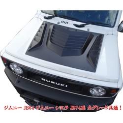 (C-BDBK) MOTOFUTURE SUZUKI JIMNY (JB74W) Lightweight ABS Hood Duct Cover [‎2611]