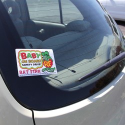 (CC-SK) Rat Fink Baby on Board Sticker 貼紙 [RDF044]