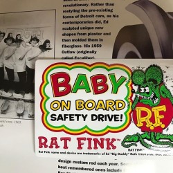 (CC-SK) Rat Fink Baby on Board Sticker 貼紙 [RDF044]