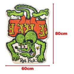 (GG-HM) Rat Fink Floor Mat 地墊 [RAF583GR]