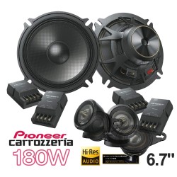 (C-AV-SP) Carrozzeria (Pioneer) 180W 2-Way High Resolution Compatible Speaker [TS-V173S]