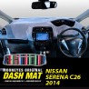 (CC-DM) MOONEYES Rainbow Dashmat - NISSAN SERENA