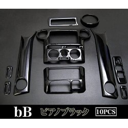 (C-BDTI) OFC TOYOTA bB (NCP Early) 3D Interior Panel, Piano Black [‎‎FJ0109]