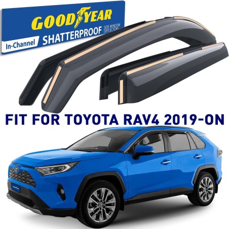 (C-BDDV) GOODYEAR TOYOTA 2019-2024 RAV4 Door Visor [‎840233240671]