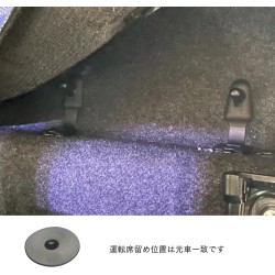 (CC-CM) LSAUTO SUZUKI JIMNY (JB74W) 3D Floor Mat of velvet fiber and TPE material [‎LS-j-001]