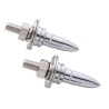 (CC-LB) Custom Accessories Chrome Bullet Style License Bolts [16224]