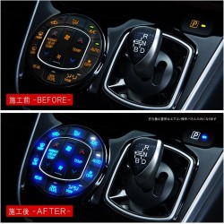 (CC-LRL) NEXUS Japan TOYOTA NOAH VOXY (80) Panel LED Base Replacement Kit [‎UK-noah80]