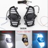 (CC-LFL)  BOYOUS TOYOTA RAV4 (50) 3 Color LED Daylight Fog Light Turn Signal [‎‎2314]