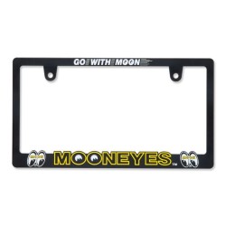 (CC-LF) 3D MOONEYES Logo 車牌框 [MG062BKMO]