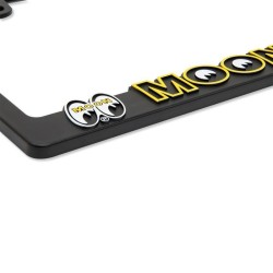 (CC-LF) 3D MOONEYES Logo 車牌框 [MG062BKMO]