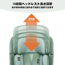 (CC-CSC) Jovikids 兒童座椅, ISOFIX, i-Size [JFN-GR]